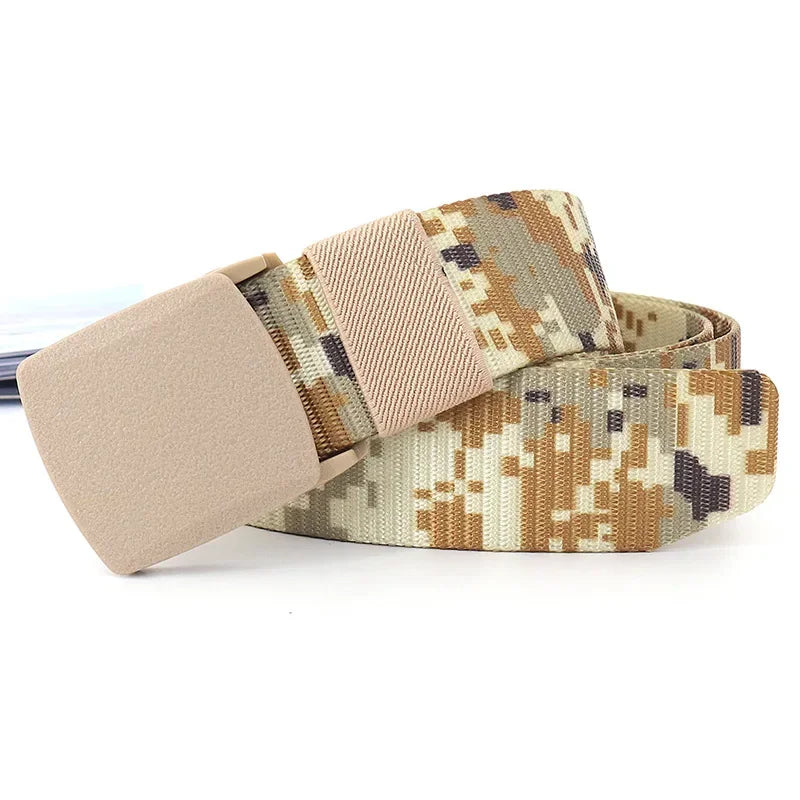 110/120/130/140/150/160/170cm Camo  - Belts Casual Jeans Accessories Branded Sports Outdoor Belts for Men Women