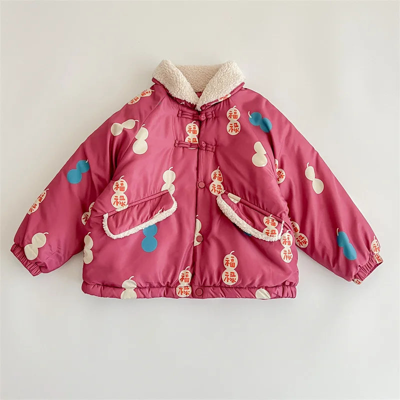 Winter Children's Down Jacket Chinese Clothing Padded