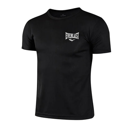 2025 Men's Summer Exercise Trainning Boxing T-shirts High Grade Breathable Quick Dry Short Sleeved Top Marathon Gym Fitness Tees