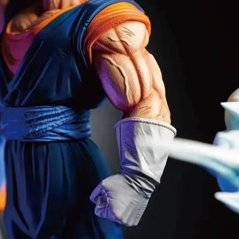 Hot 33cm Cartoon Dragon Ball Z Cartoon Character Majin Buu Vs Vegetto Supports Gk Digital Pvc Statue Collection Model Doll Statu