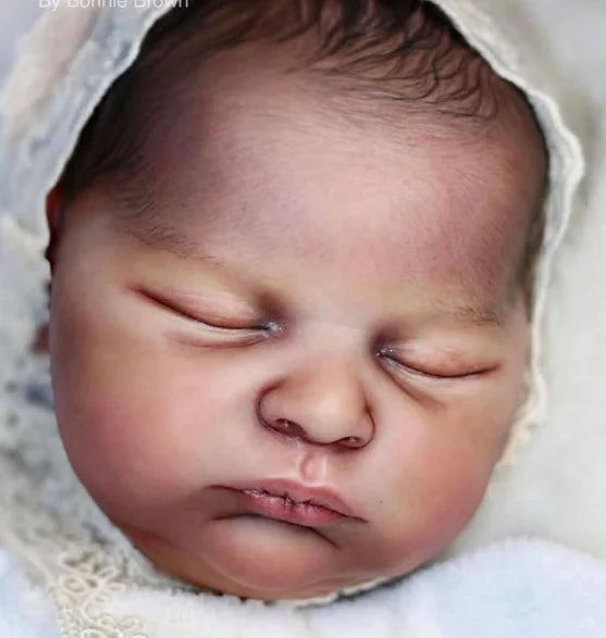 NPK Clearance Ready To Ship 20inch Reborn Doll Kit Laura Unfinished DIY Doll Parts with cloth Body  Fresh Color