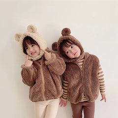 Kids Jacket For Boy Girl's Winter Autumn Fleece Kids Outdoor Coats Warm Children Clothes