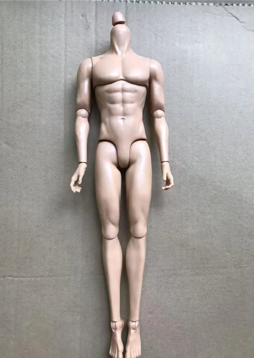 YUNYI Male Doll Body 1/6 Strong Muscle Solider Men Body Figures 14 Joints Movable Doll Figure Toys Christmas Gifts