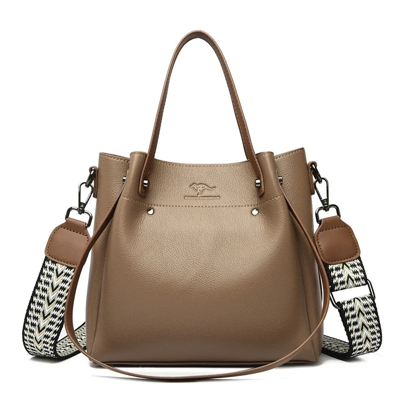 Genuine Leather Shoulder Crossbody Bags for Women Luxury Handbags