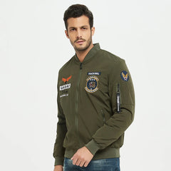 Men Pilot Jackets - Bomber Coat  - Air Force Flight Jacket - Aviator nation Jacket