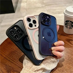 Transparent Case For iPhone 15 14 13 12 11 Pro X XS XR Max 7 8 Plus Mini Magnetic Wireless Charge Phone Cover