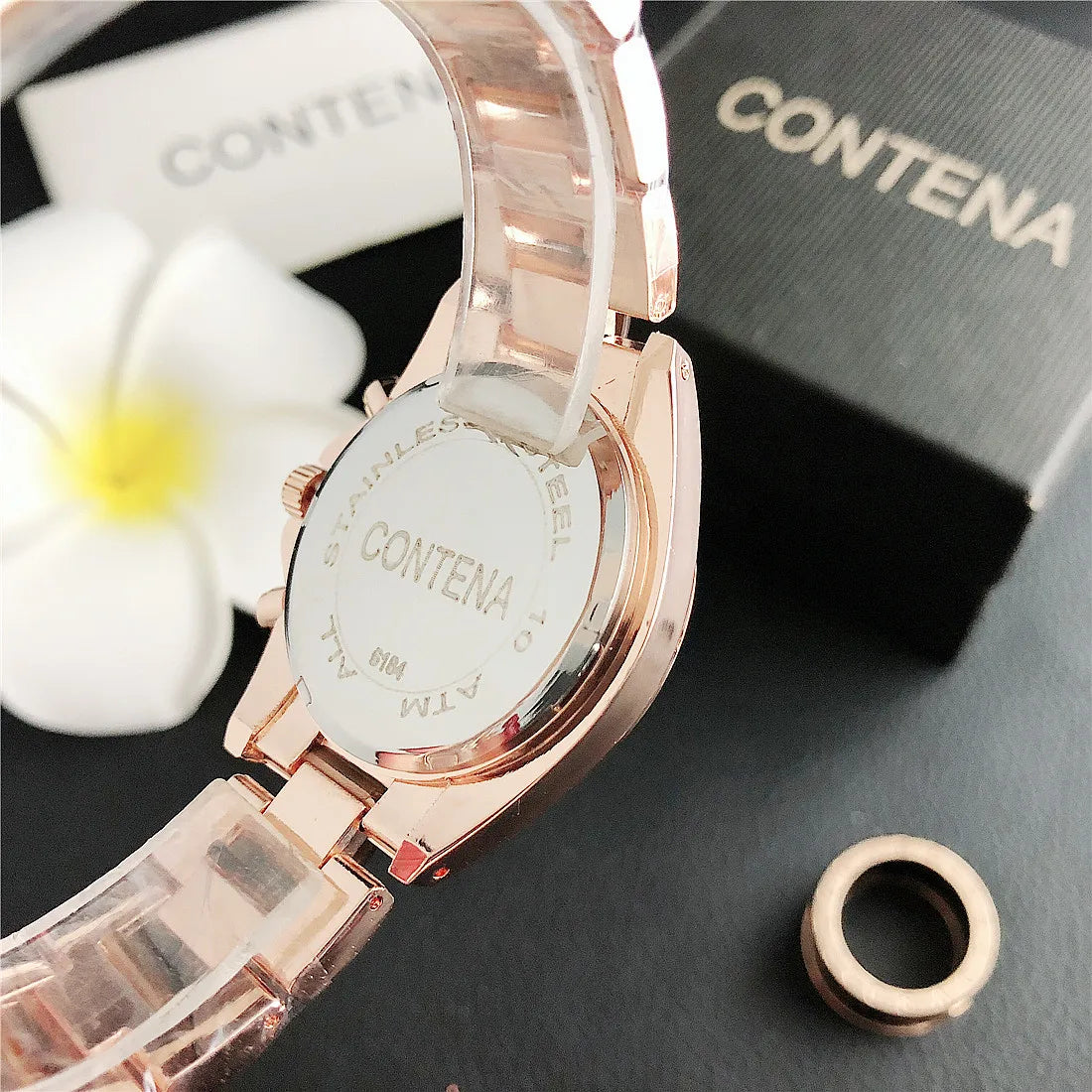 New Creative Watch Women Watches Luxury Rose Gold Quartz Ladies Watches Stainless Steel Bracelets Wristwatches Reloj Mujer
