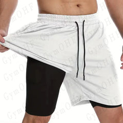 Goku Anime Sweatpants Shorts Men Gym Running Shorts Men Quick Dry Sport