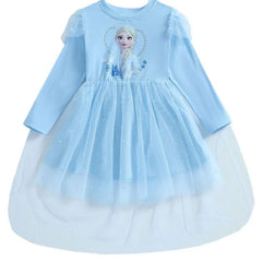 Princess Dress Girls Dress Long-sleeved For Children's Party Clothes