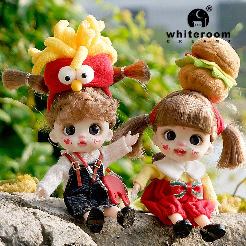 Mini Doll Dolls for girls Labbu doll pocket blyth Boy girl Doll Barbi cry Baby Rainbow Ball jointed doll Mobile phone Decoration