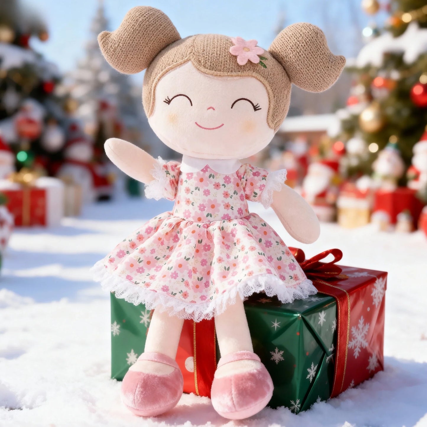NEW Gloveleya Christmas  Plush Doll Baby Dolls, Soft Plush Princess Plush Toys, Ideal Christmas Gift Baby's first Birthday Gift