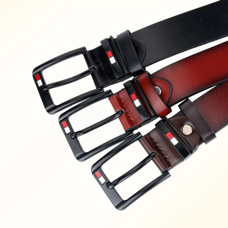 Fashion Vintage Style Men Waist Belt High Quality PU Leather Strap Belts Jeans Leisure Waistband Suit Pants Belt
