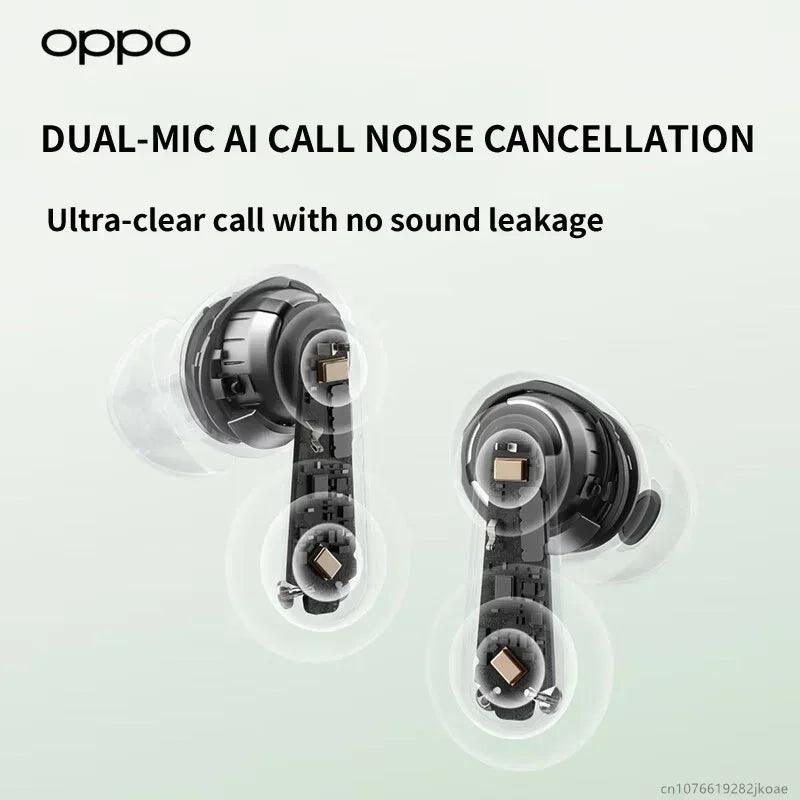 New OPPO Enco Air4 Earphones Wireless Bluetooth 5.4 ANC Noise Cancelling Sports Game Headphones HiFi Stereo HD Mic Call Headset