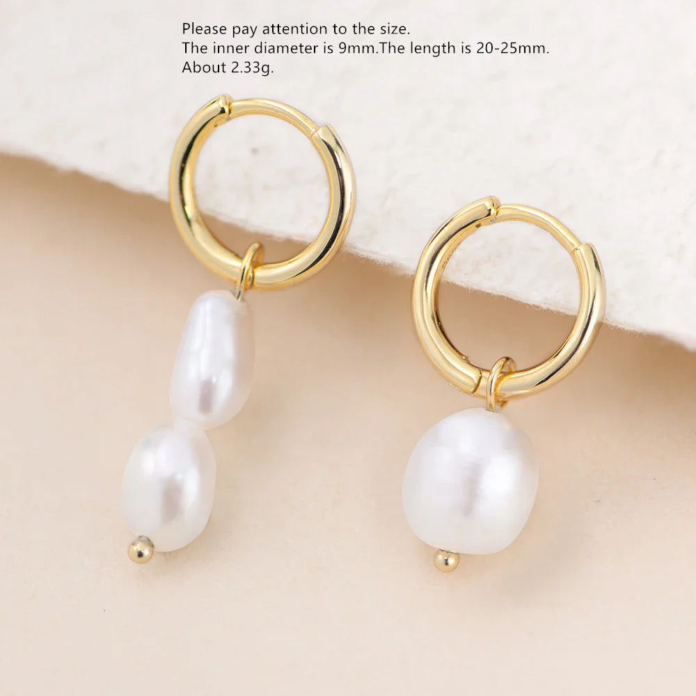 925 Sterling Silver Earring Fashion Geometry Butterfly Zircon Asymmetry Pearl Drop Earring Simple Temperament Trend Women Ear Je