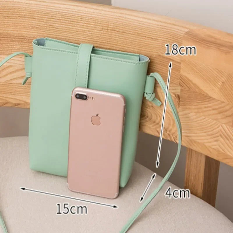 Bags For Women PU Crossbody Square Bag Female Bags Buckle Decorated