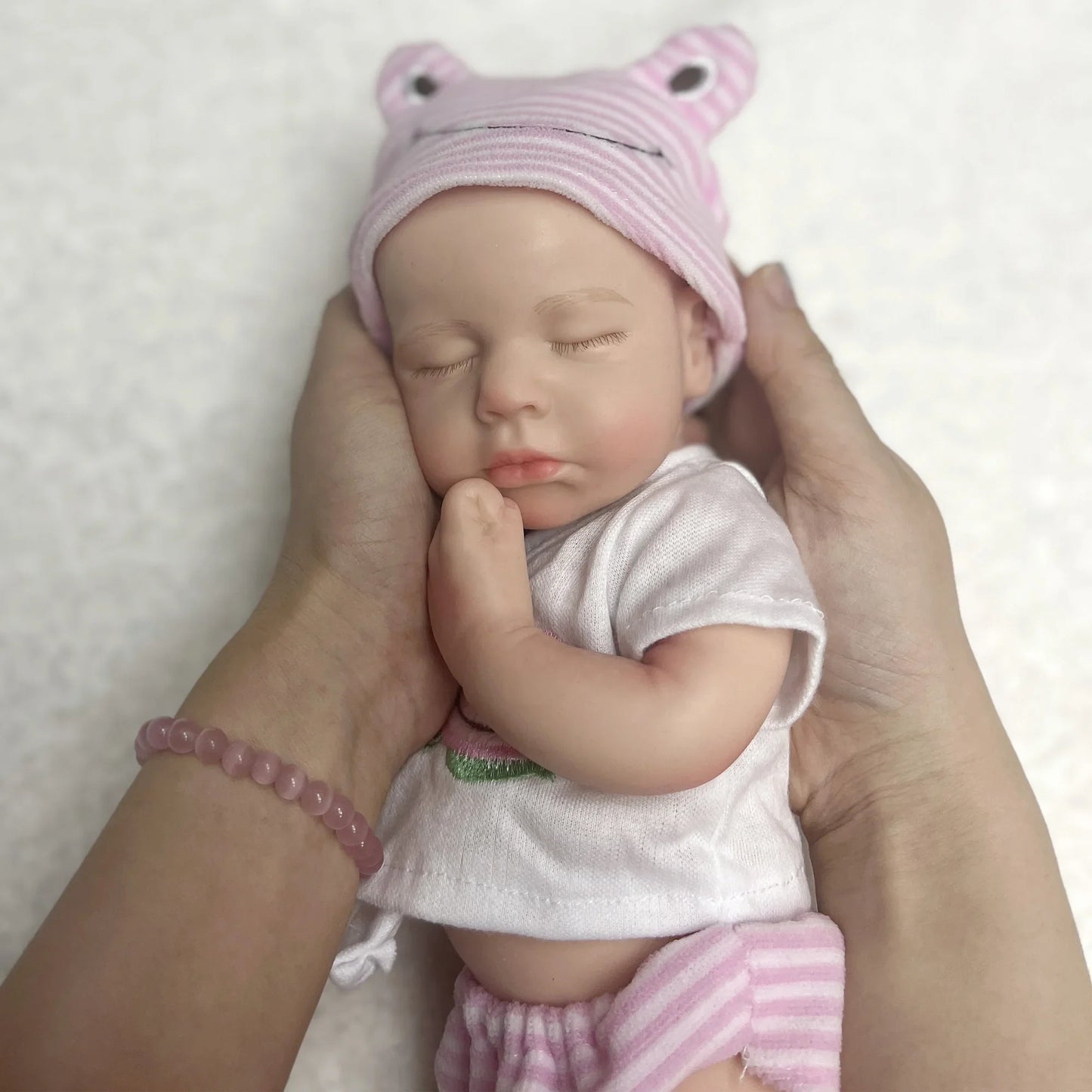 33cm Can Open Mouth Solid Silicone LouLou Bebe Reborn Girl and Boy Lifelike Reborn Dolls Muñecas Reborn Toy Corpo De Silicone