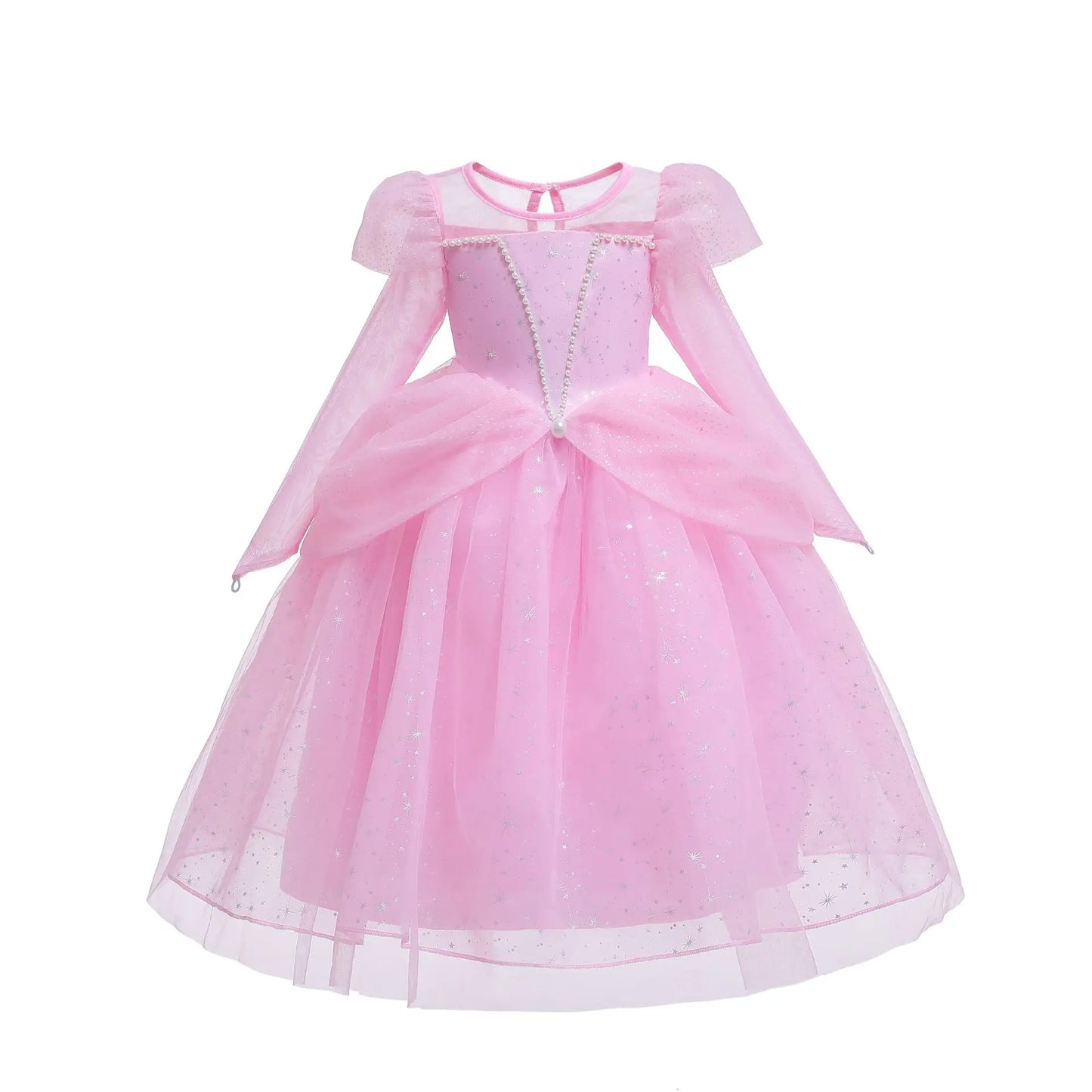 Baby Girls Elegant Unicorn Floral Graphic Print Mesh Gown Dress Clothes For Performance Party Gift Girls' Spring/Summer