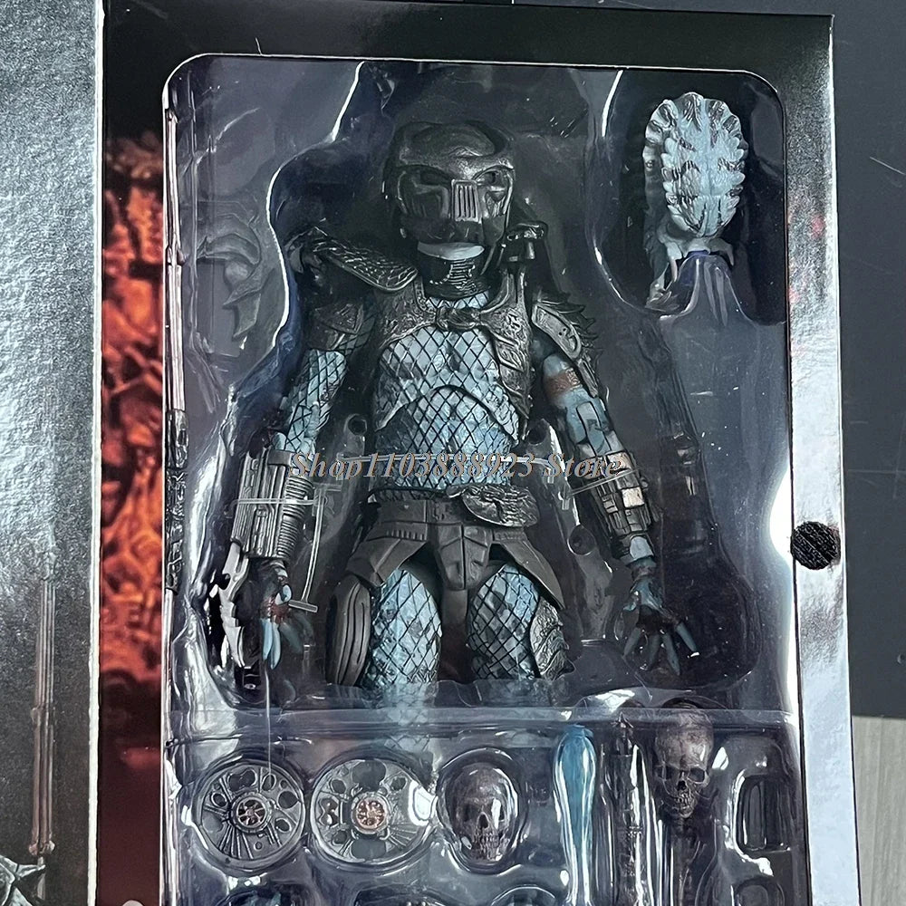 NECA Predator Figrue Ultimate Shaman Elder Armored Lost Warrior Jungle Hunter Snake Vision Predator Alien Figure Model Toy Gifts