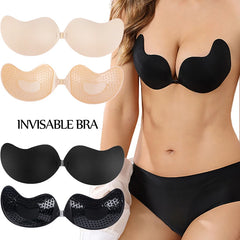 Bra for Women Backless Strapless Bra Seamless Front Closure Bralette