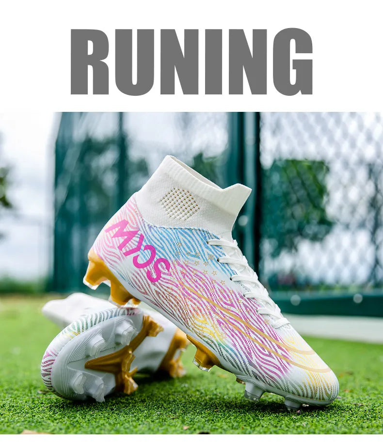 Football Boots Men Futsal Professional Unisex Anti-Slip Kids Soccer Shoes