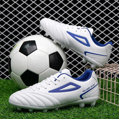 Men Soccer Shoes FG Outdoor Football Boots Sneakers Ultralight Sport Cleats