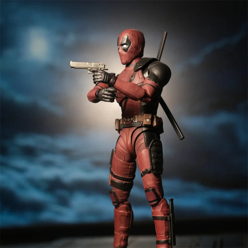 Deadpool Action Figure Deadpool & Wolverine SHFiguarts Joint Movable New Mutants Wilson Comics SHF Model Movie Toy for Kids Gift