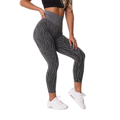 Zebra Pattern Seamless Leggings Women Soft Workout Tights Fitness Outfits