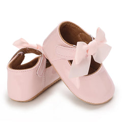 Baby Girl Shoes Bow Flats Non-slip Princess Toddler Shoes Formal Sandals