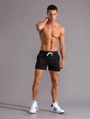 Cotton Gym Shorts Men Sport Running Shorts Homme Breathable Soft