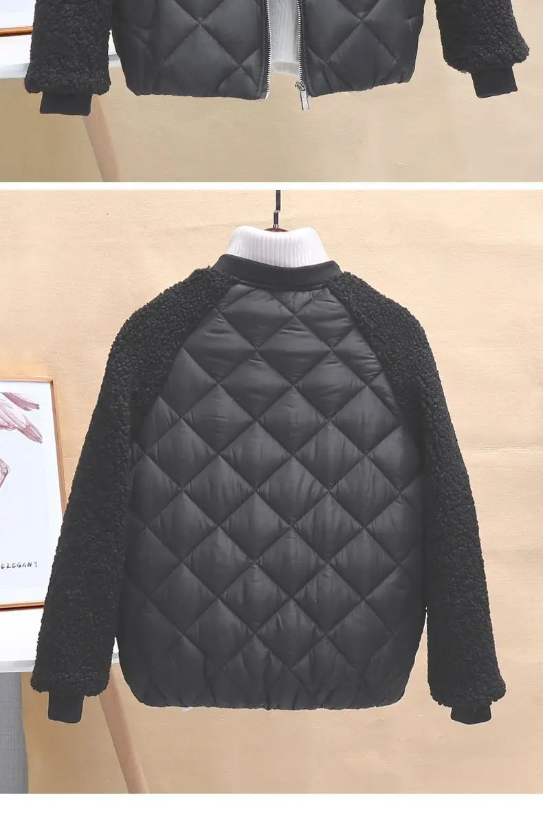 Down Cotton Jacket Female Short Coat Autumn Winter Women's Hooded Loose