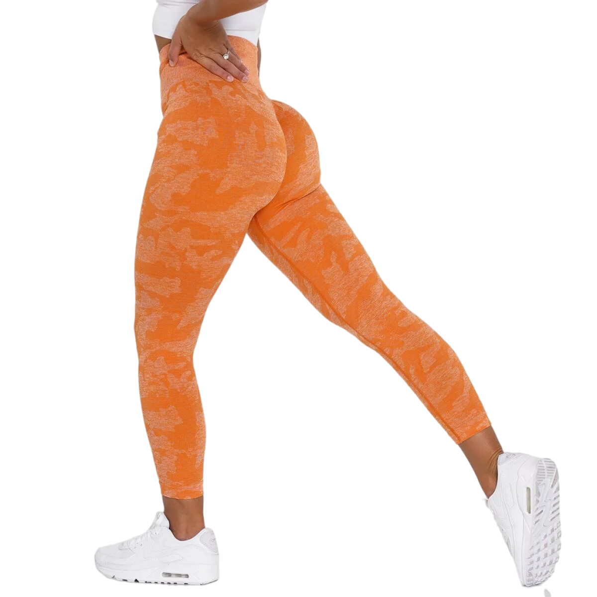 Camo Seamless Workout Leggings Butt Lift Yoga Pants Women Stretch Fitness