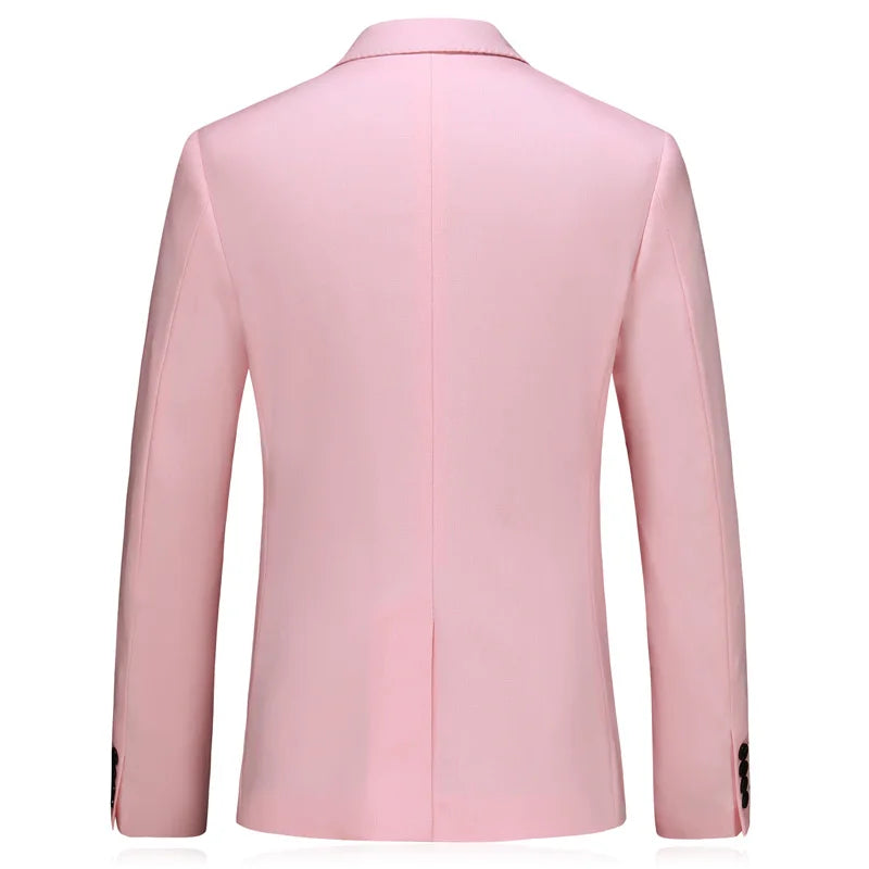 Tuxedo for Mens: Boutique Fashion Solid Color Mens Casual Business Suit Groom