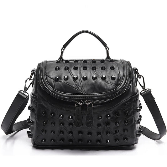 Women Genuine Leather Bag Sheepskin Messenger Bags Handbags