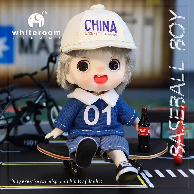 Mini Ob11 Bjd Doll Accessories Obitsu 11 Clothes Dolls For Girls Boy Toys Baby Kawaii Anime Toy Cute Items Miniature Costume