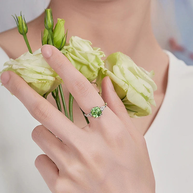 Zirconia Rings for Women Fresh Style Female Accessories for Engagement