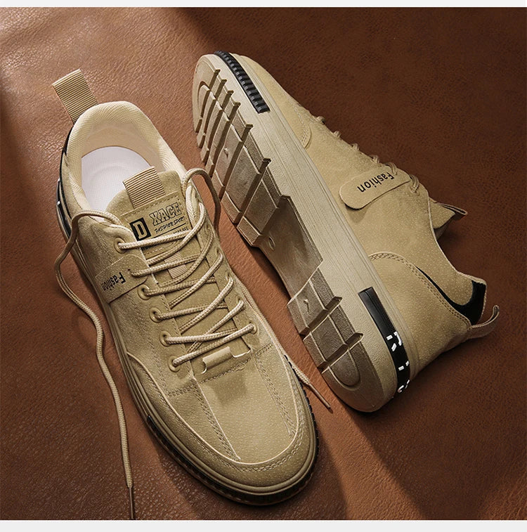 New Breathable Work Safety Shoes Trendy Versatile Comfortable Eva Insoles Rubber Upper shoes for men  sneakers men