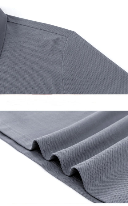 100% pure cotton 2025 summer men's Polo T-shirt high-end designer brand fashion cozy short sleeve 3D embroidery design hot sale