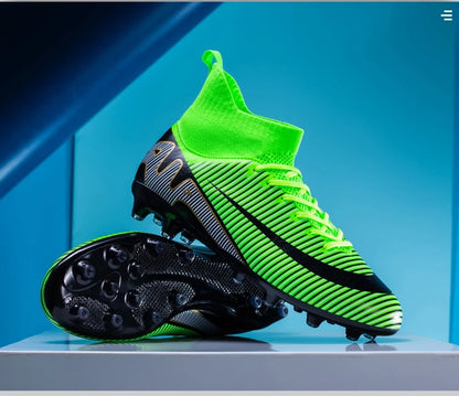 Professional Men Soccer Shoes FG/TF  Football Boots Cleats Breathable  Outdoor