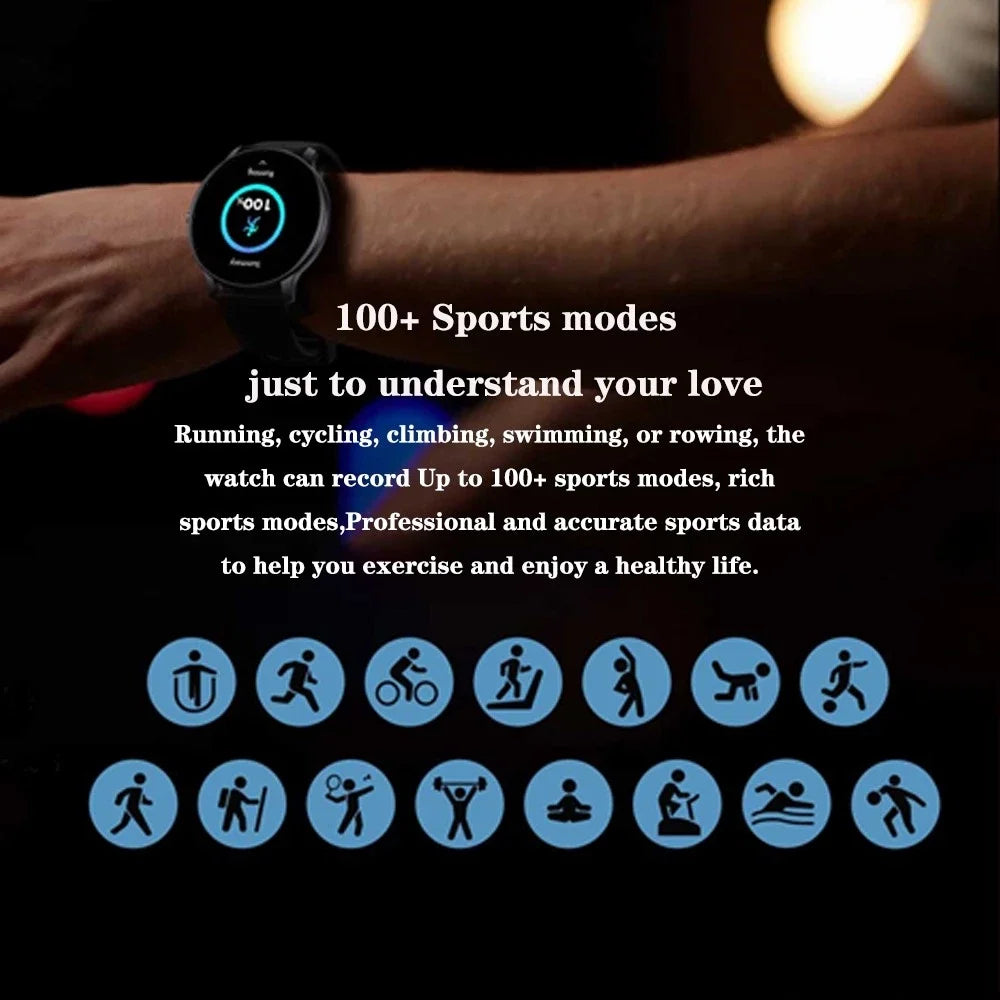 LAXASFIT 2025 New Smart Watch 1.52inch HD Full Touch Scree Bluetooth Dial and Answer Smartwatch Men and Women Christmas Gifts