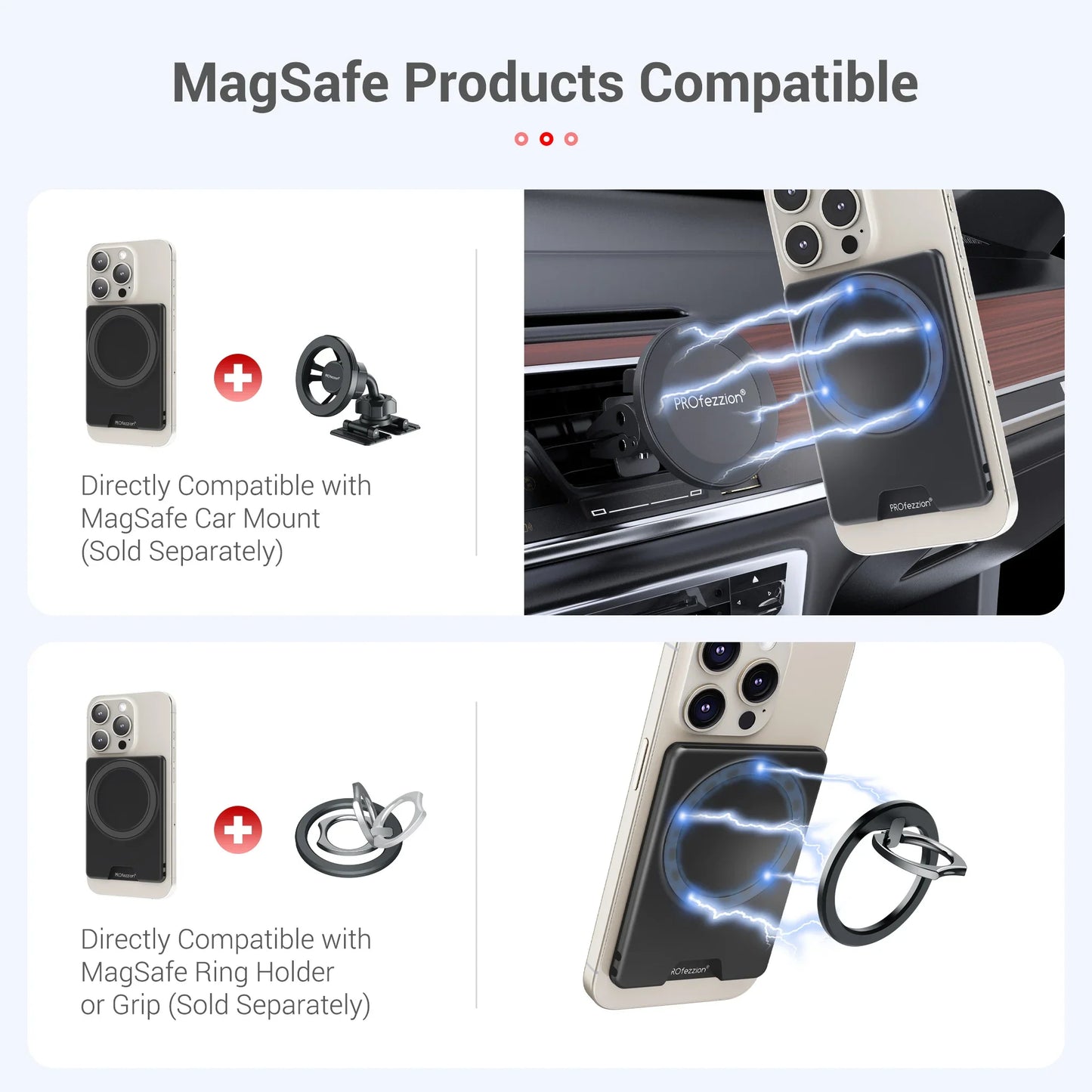 For Magsafe Wallet Card Holder Magnetic Case Ultrathin For iPhone 17 16 Pro Max 15 14 Strong Adsorption Magnet Slot Card Holder