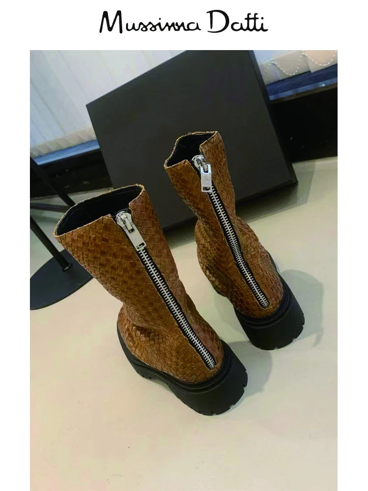 Women Snow Boots Platform Winter Boots Waterproof Non-slip Boots Fashion