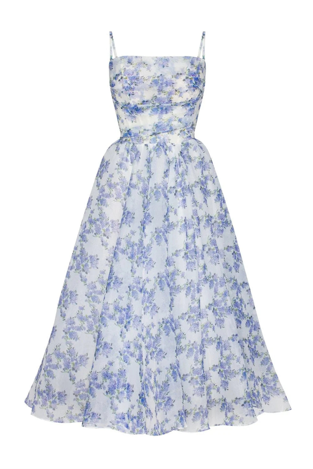 Homecoming Dresses: Prom Dress Spaghetti Strap A-line Sweet Flowers