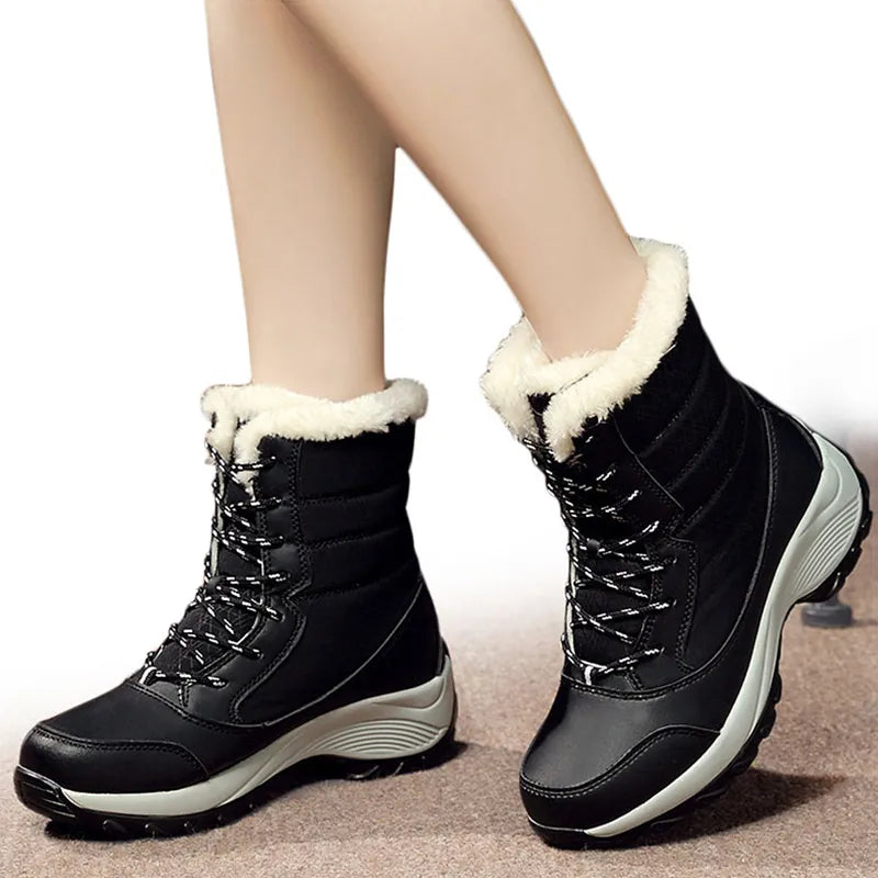 Women Boots Lightweight Ankle Boots Platform Shoes For Women Heels Winter