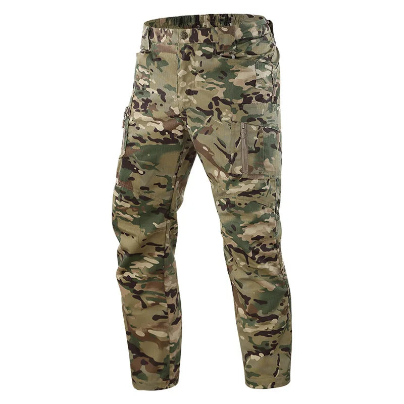 Men Pants Casual Cargo Pants Tactical Trousers Male Plus Size Breathable