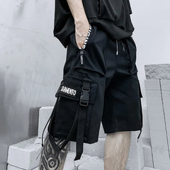 Shorts Men Harajuku Streetwear Casual Mens Cargo Shorts Fashion Techwear