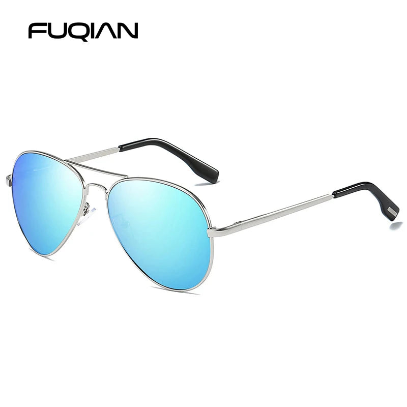 Sunglasses Men Luxury Metal Black Aviation Sun Glasses Male