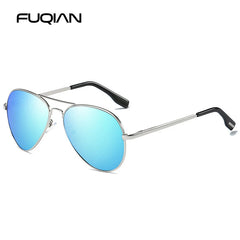 Sunglasses Men Luxury Metal Black Aviation Sun Glasses Male