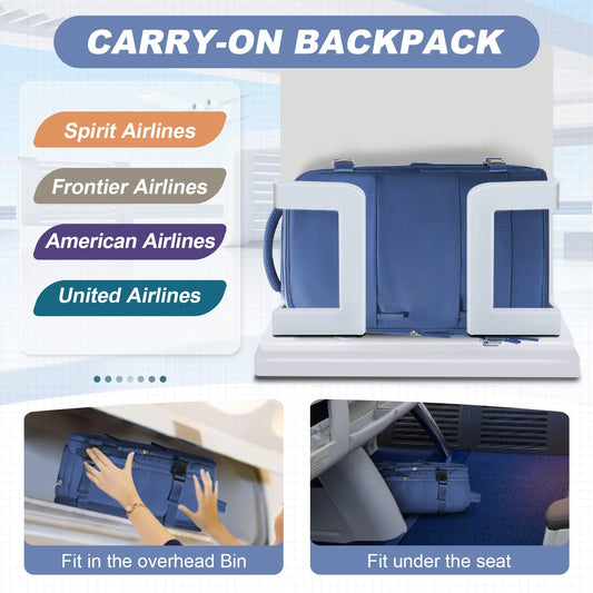 Travel Backpack for Women Men, Ryanair Backpack 40x20x25 Cabin Airplane Luggage EasyJet 45x36x20 Backpack Business Laptop Bag