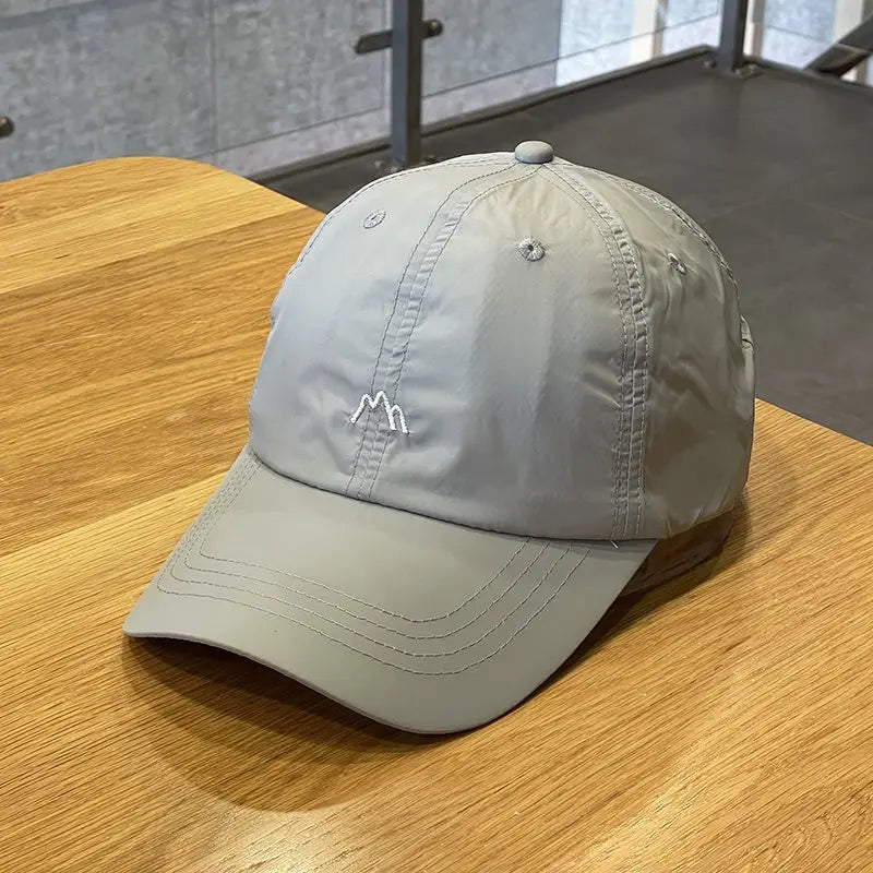 Summer Quick Drying Lightweight Baseball Hat, Thin Breathable Sunshade Sunscreen Duckbill Hat, Suitable For Fishing And Other Ou
