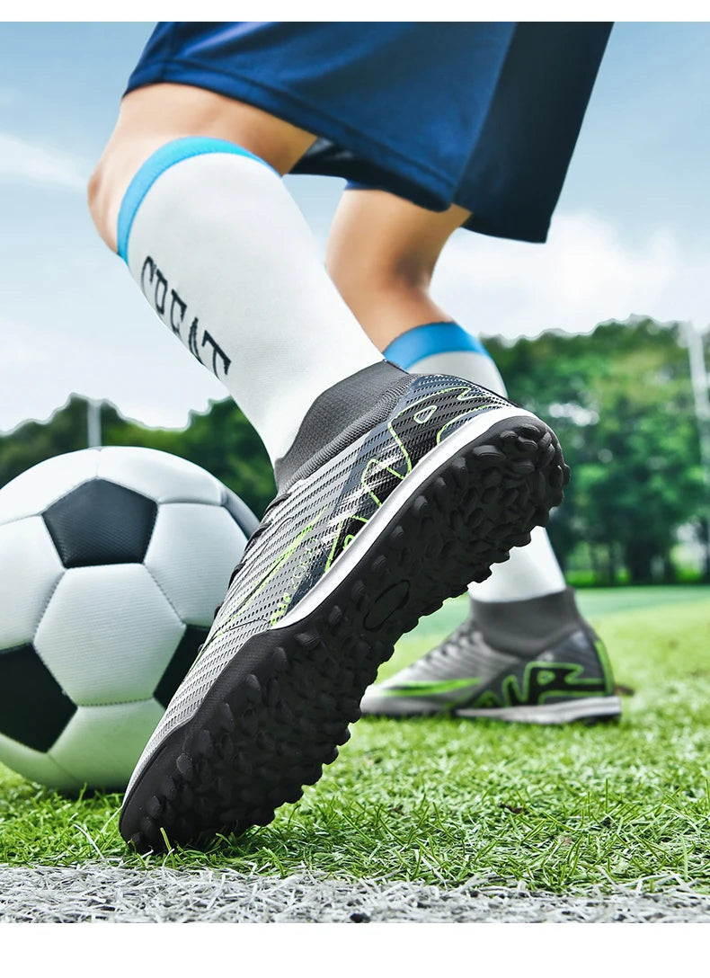 Men Soccer Shoes Grass Society Training Football Boots Cleats